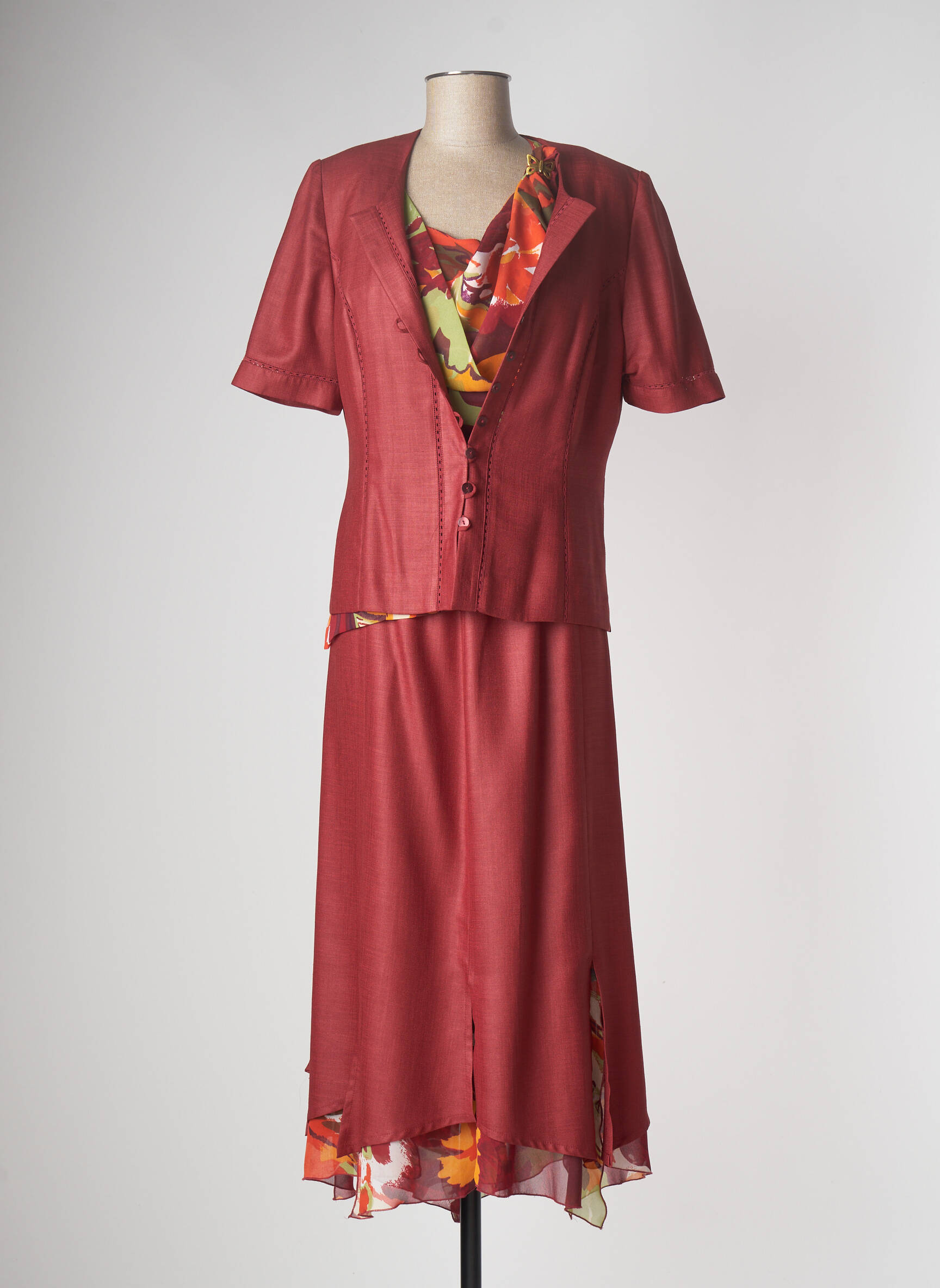 Paul Mausner Ensembles Jupe Femme couleur rouge