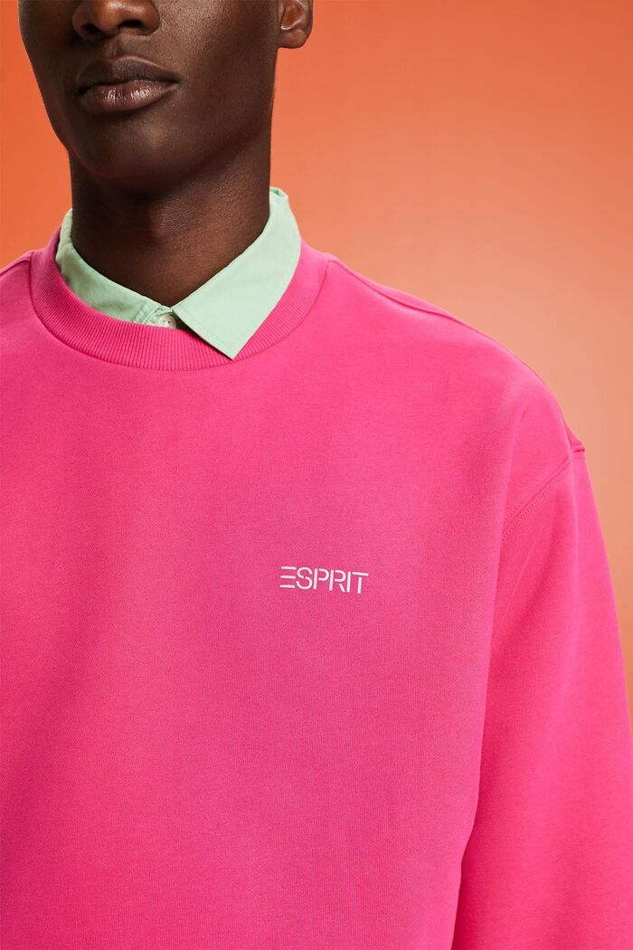 Unisex Fleece-Sweatshirt mit Logo
