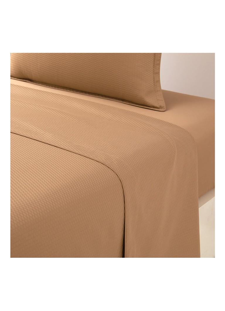 Cearșaf cu elastic HUGO BOSS Loft din satin de bumbac cu 300 de fire