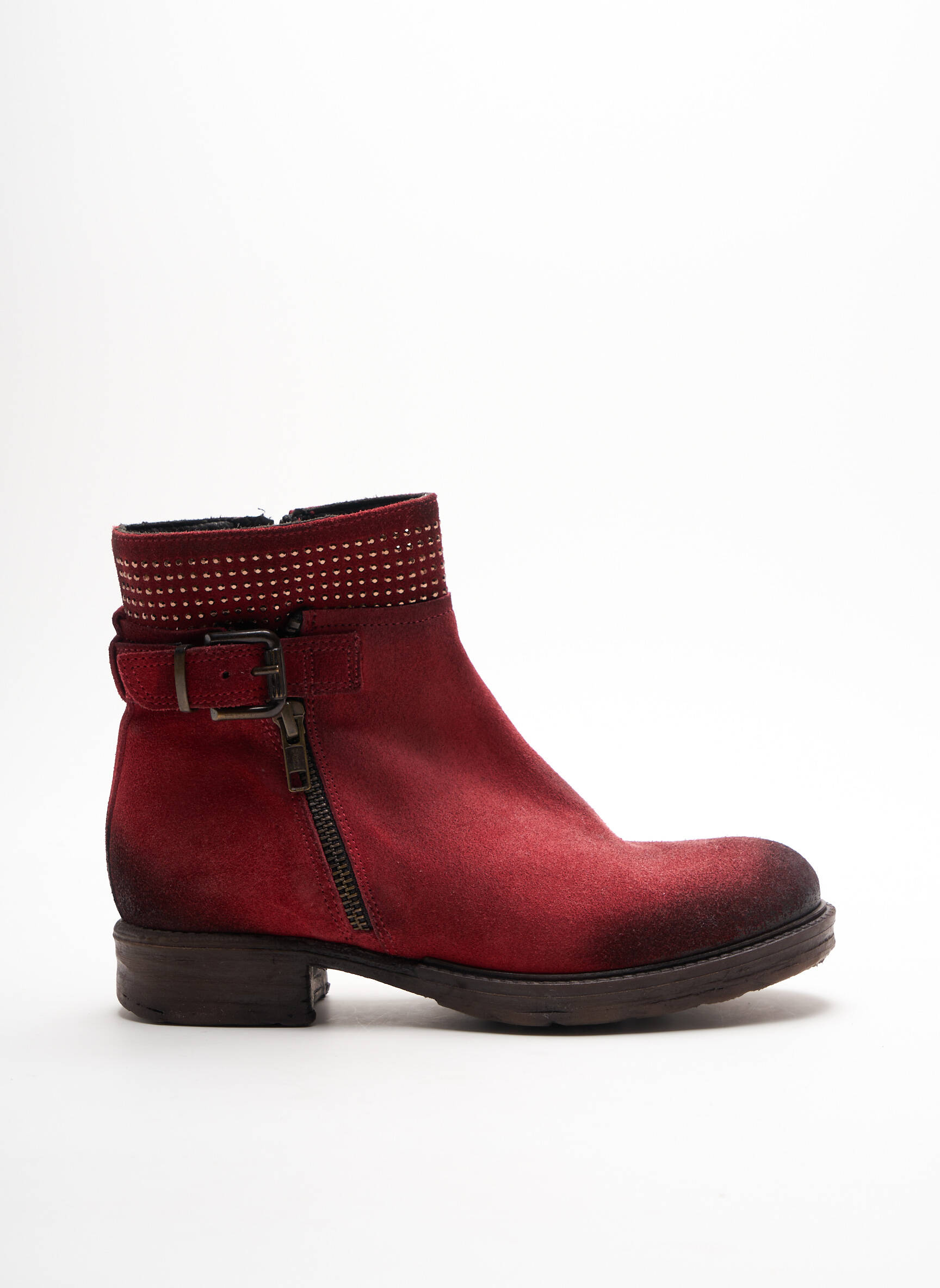 Coco Et Abricot Bottines Femme couleur rouge