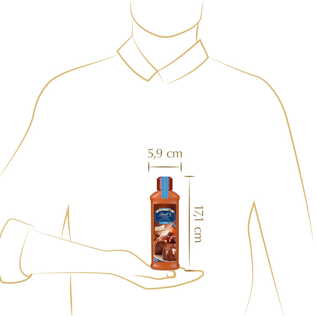Glasur Vollmilch, 200g
