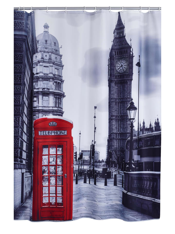 RIDDER Duschvorhang Textil London multicolor 180x200 cm günstig kaufen onesize