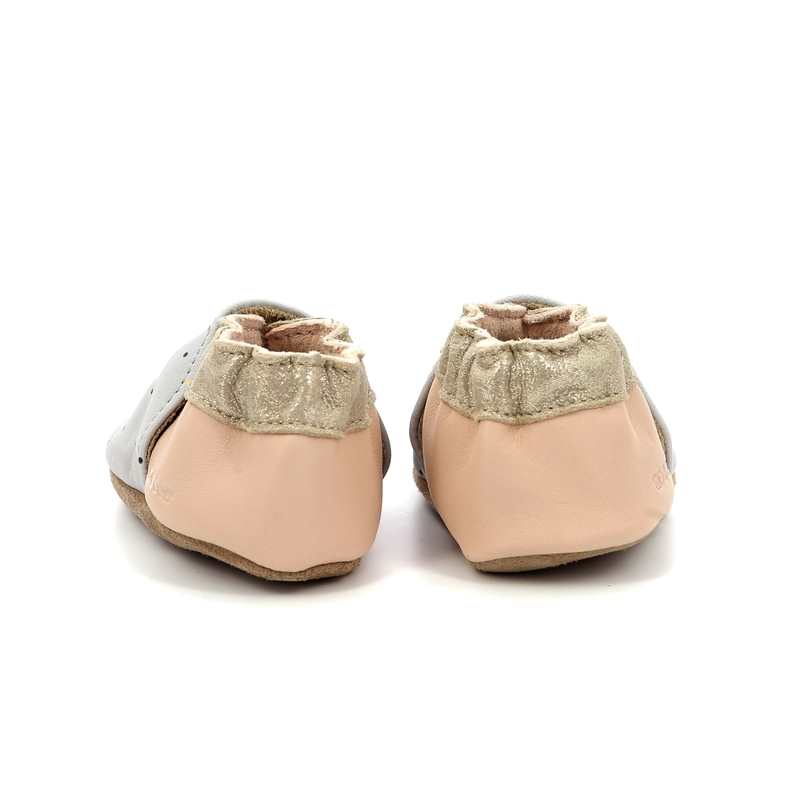 Chaussons cuir tannage vegetal Cute Zebra