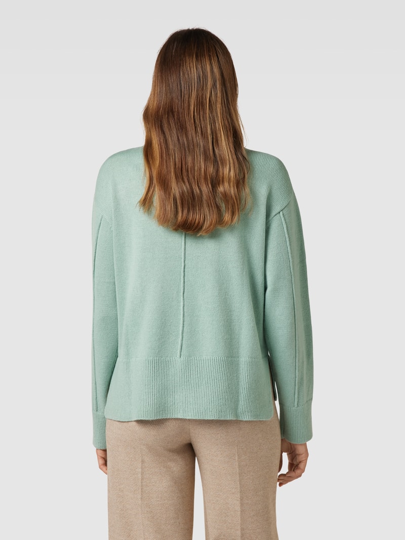 Strickpullover mit Stehkragen Modell 'Pupali' in mint