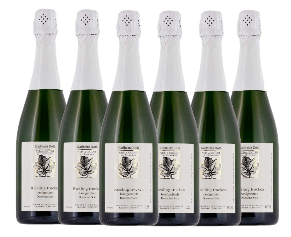 Wein- & Sektgut Karlheinz Roth Weingut Karlheinz Roth Riesling Sekt trocken - 6er Karton