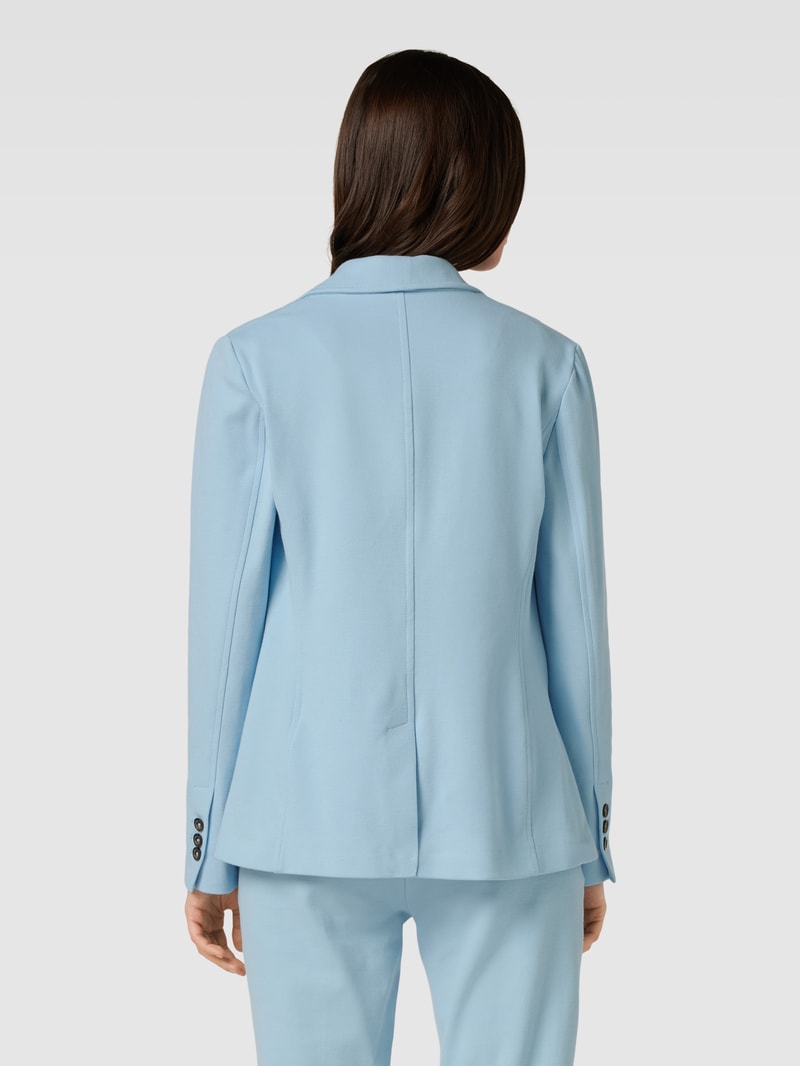 Blazer mit Reverskragen Modell 'PIQUE' in hellblau