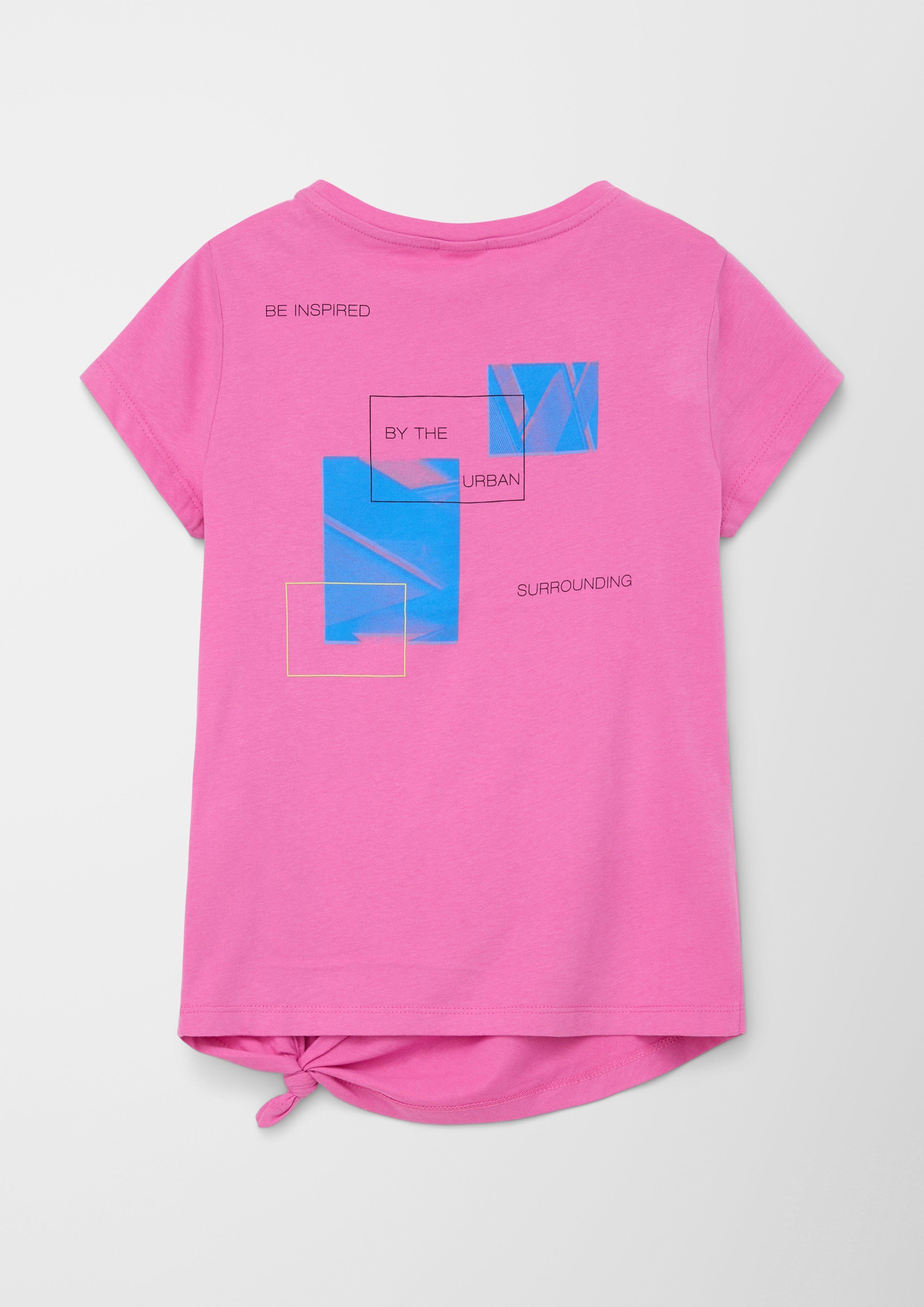 T-Shirt mit Rückenprint  2128010-4451