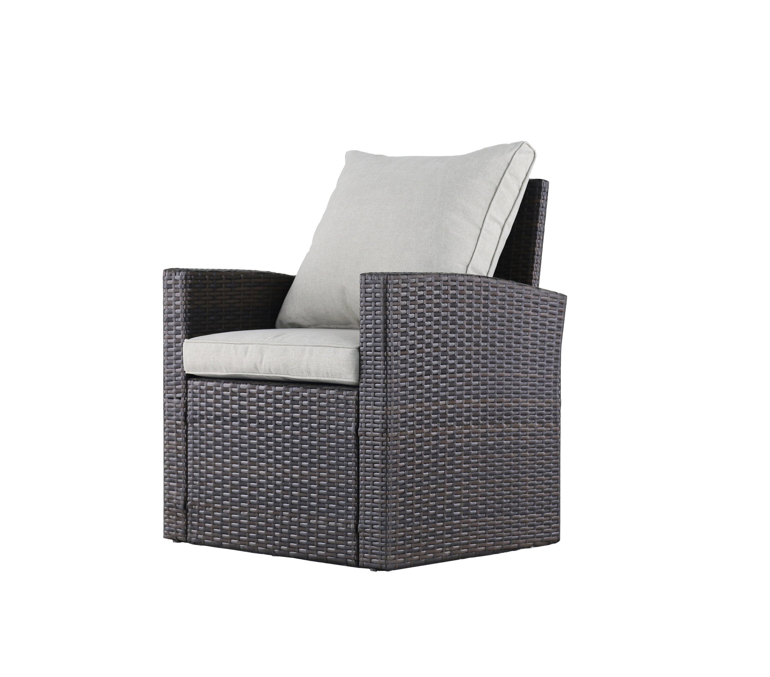 MANDALIKA Garden Gartenlounge-Set WOW Lounge braun / Polyrattan / Gartenmöbelset / Outdoor / Möbel, UV-beständig