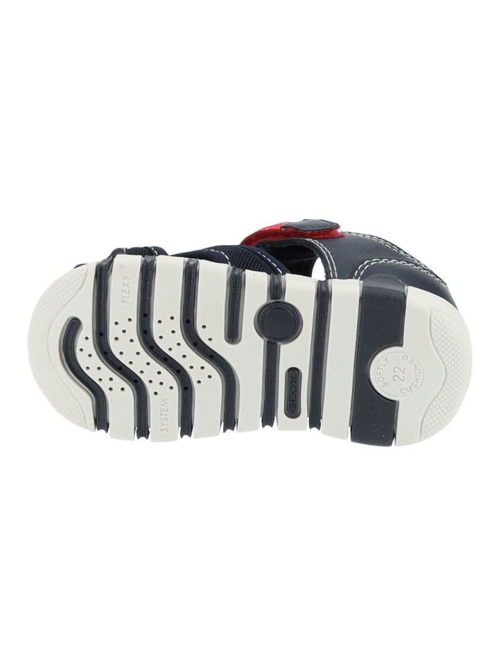 Geox Sandalen in Navy/Rot günstig kaufen