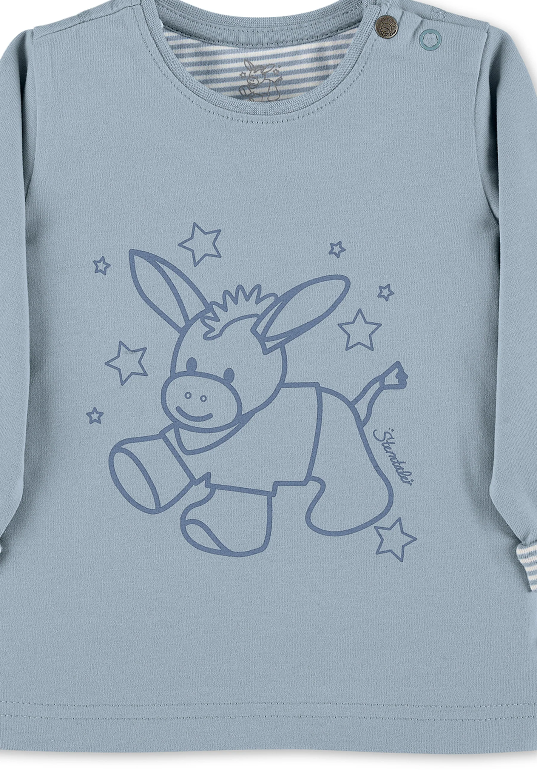 GOTS Langarm-Shirt Esel Emmi aus Single Jersey