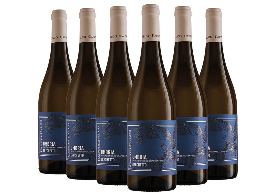 Umbria IGT Grechetto 2021 Castelfalco 6 bouteilles de 0,75 ℓ