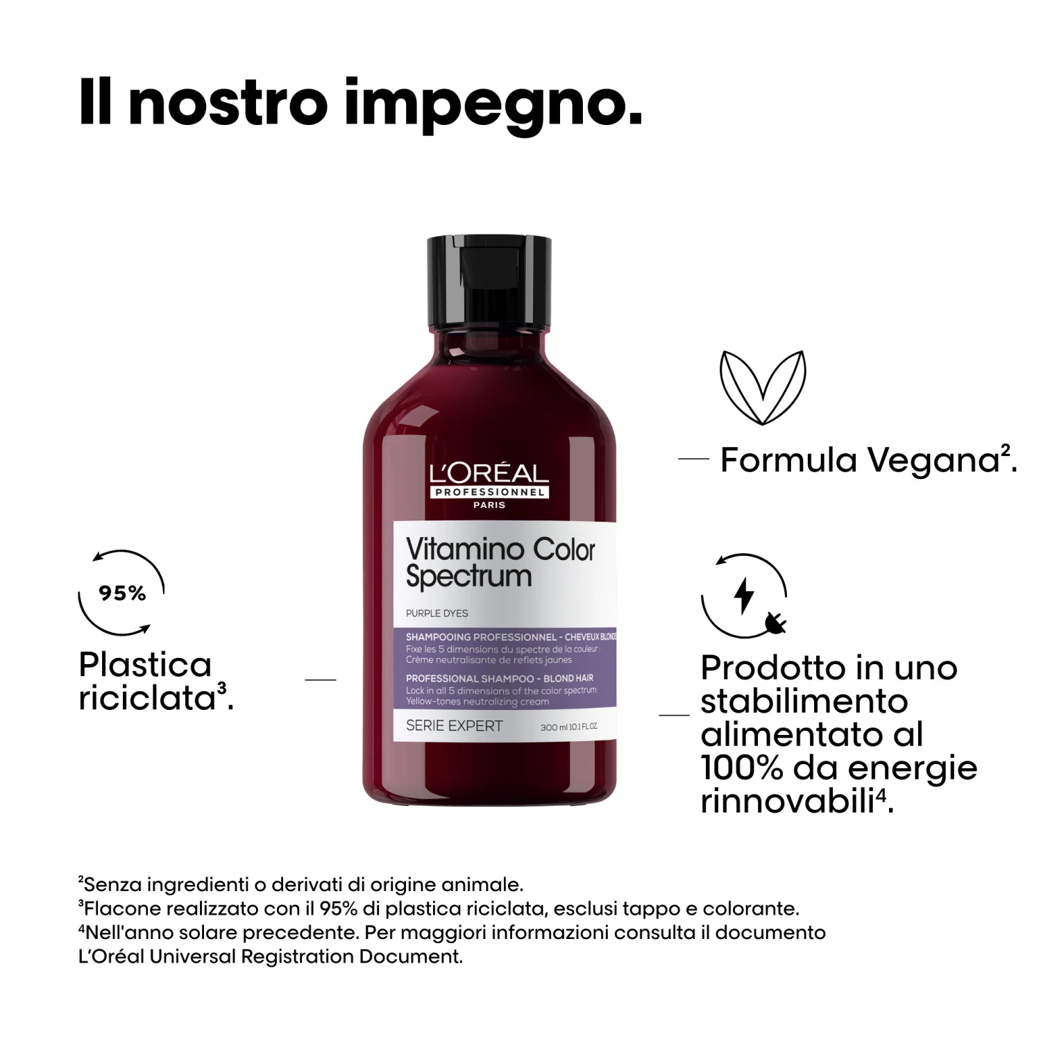 SERIE EXPERT Nový šampón Vitamino Color Spectrum Fialové farbivá - Šampón na ochranu farby