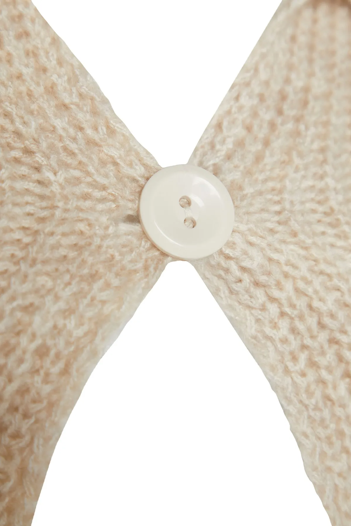 Trendyol Collection  Stone Crop Strick-Cardigan mit Rollkragen TWOAW24HI00116