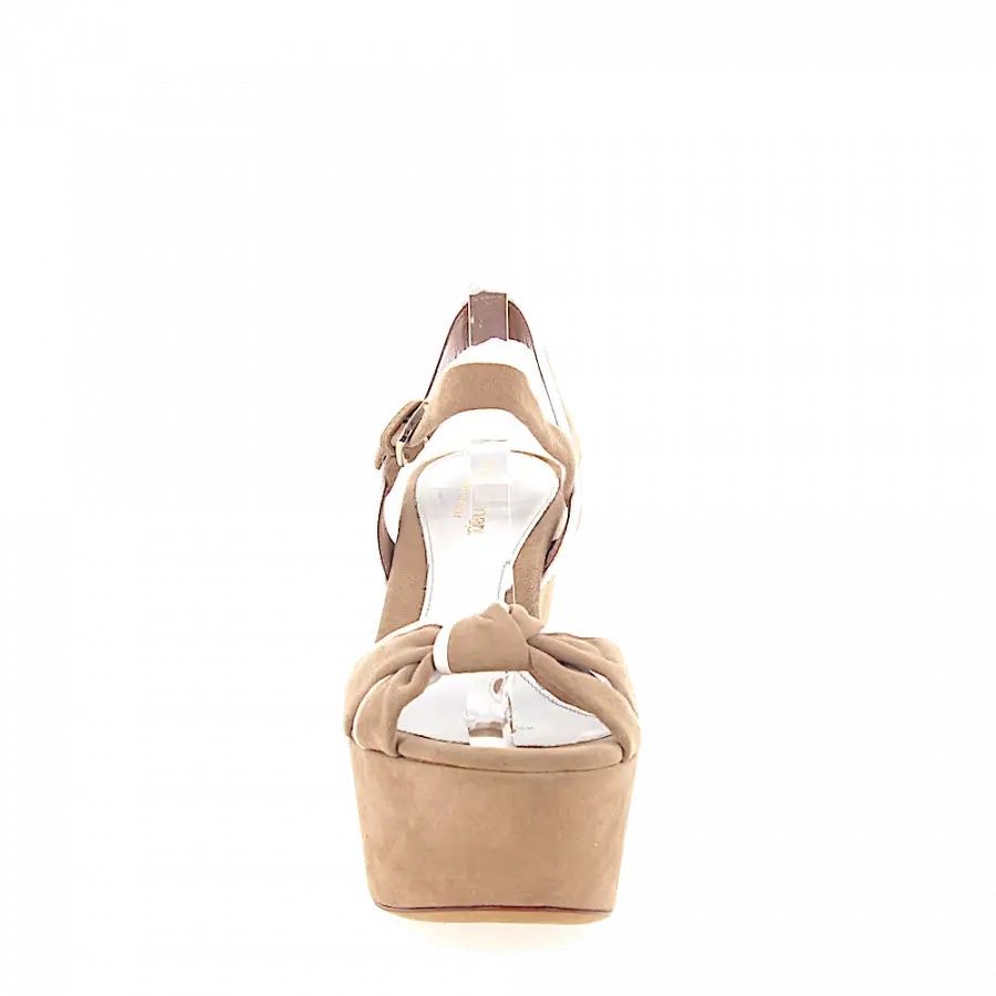 Sergio Rossi - Plateausandalen - beige