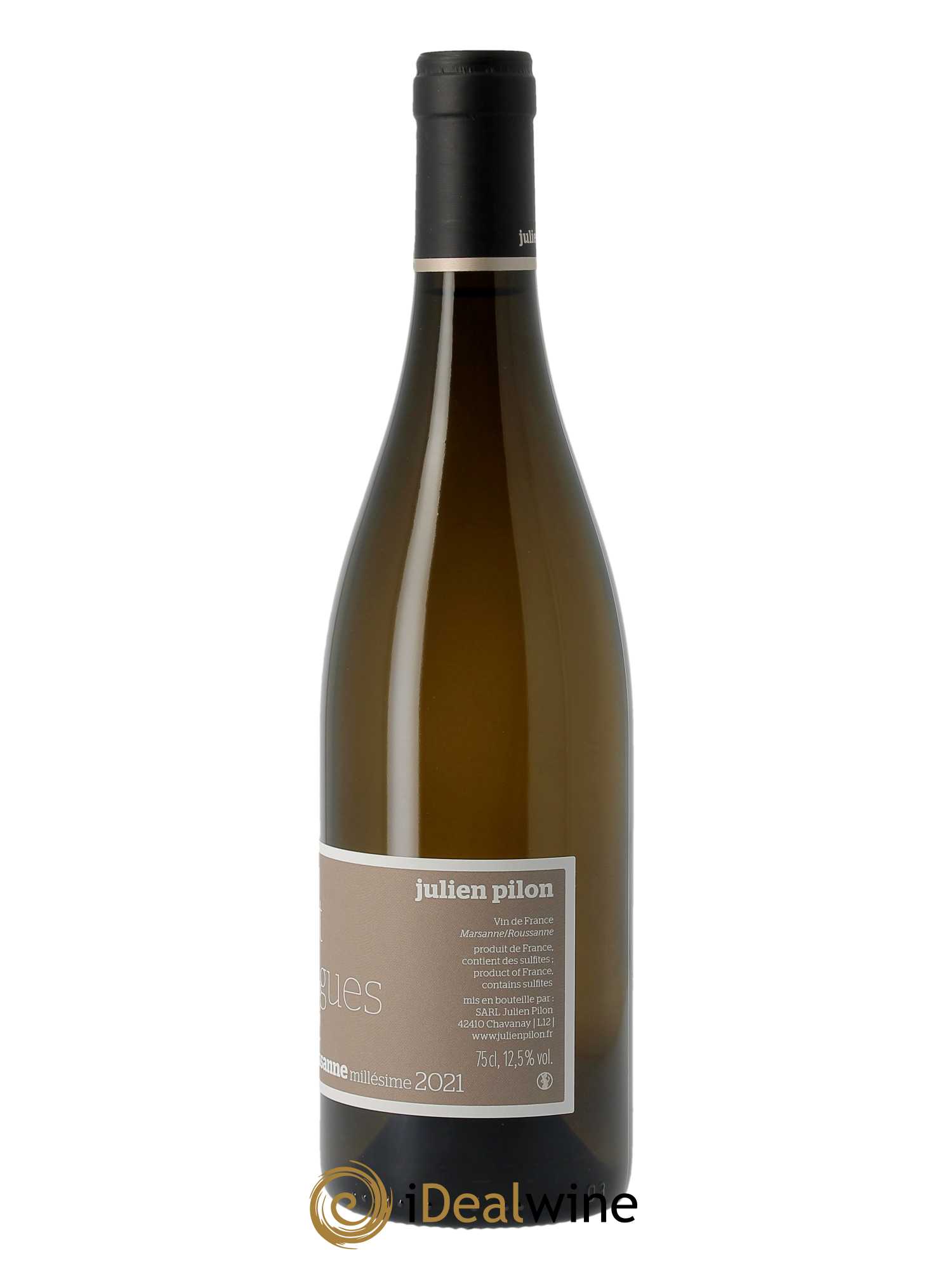 IGP Collines Rhodaniennes Le Bruit des vagues Julien Pilon  2021 - Lot de 1 Bouteille