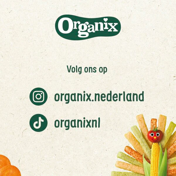 Organix Bio 7M Облаци од пиринчаног колача са јагодама