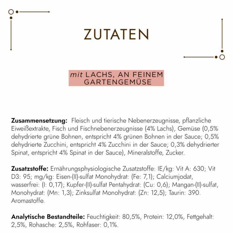 GOURMET Nassfutter GOURMET à la Carte 26x85g Lachs an feinem Gartengemüse