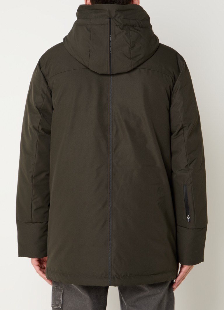 Parka trapuntato con cappuccio Krakatau Marcasite
