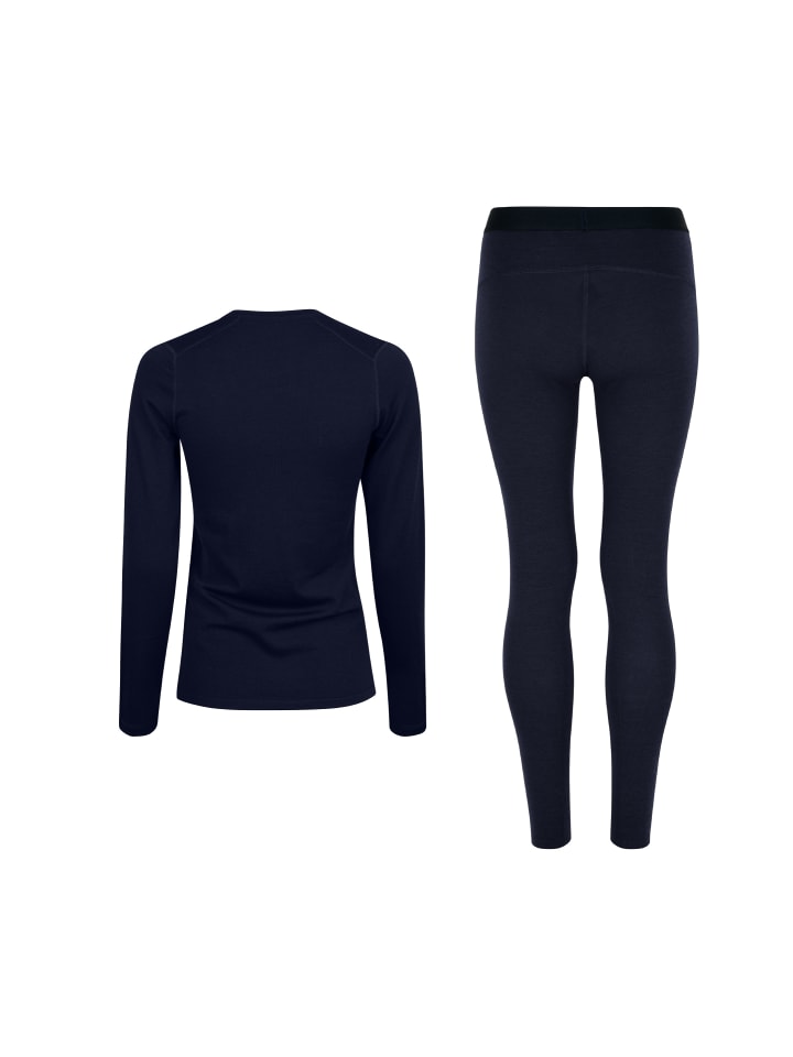 DANISH ENDURANCE Baselayer-Set Merino Baselayer in dark navy günstig kaufen