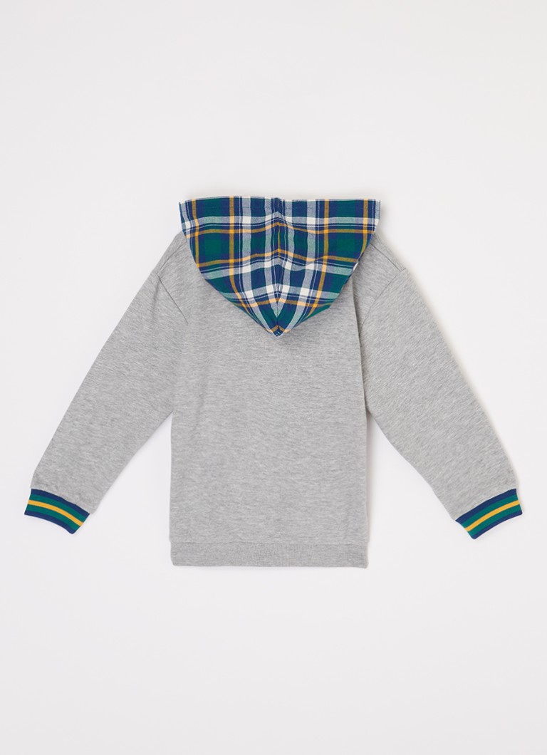 Bluza z kapturem z haftem Benetton