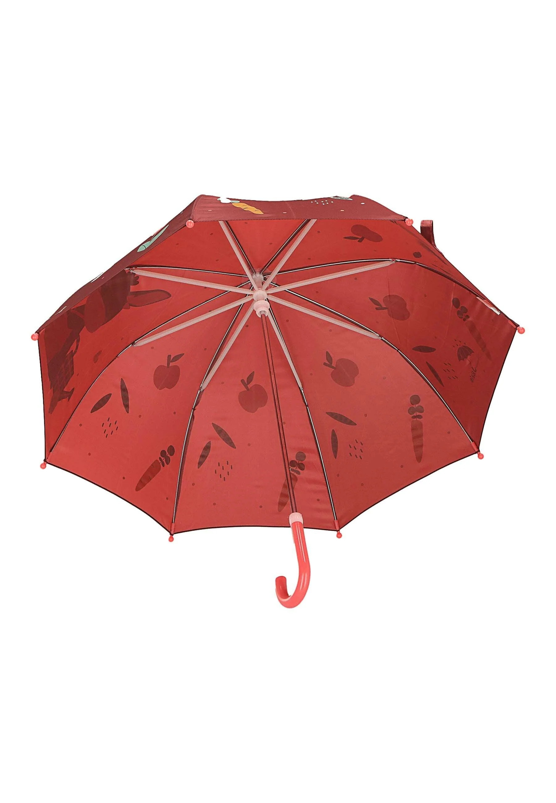 Kinder Regenschirm Esel Emmily in Dunkelrot