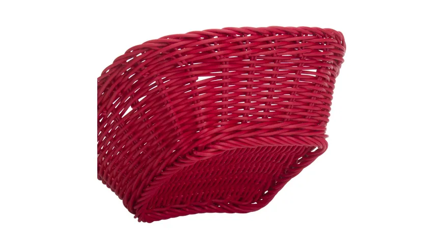 WESTMARK Brotkorb quadratisch 19x7,5cm rubinrot