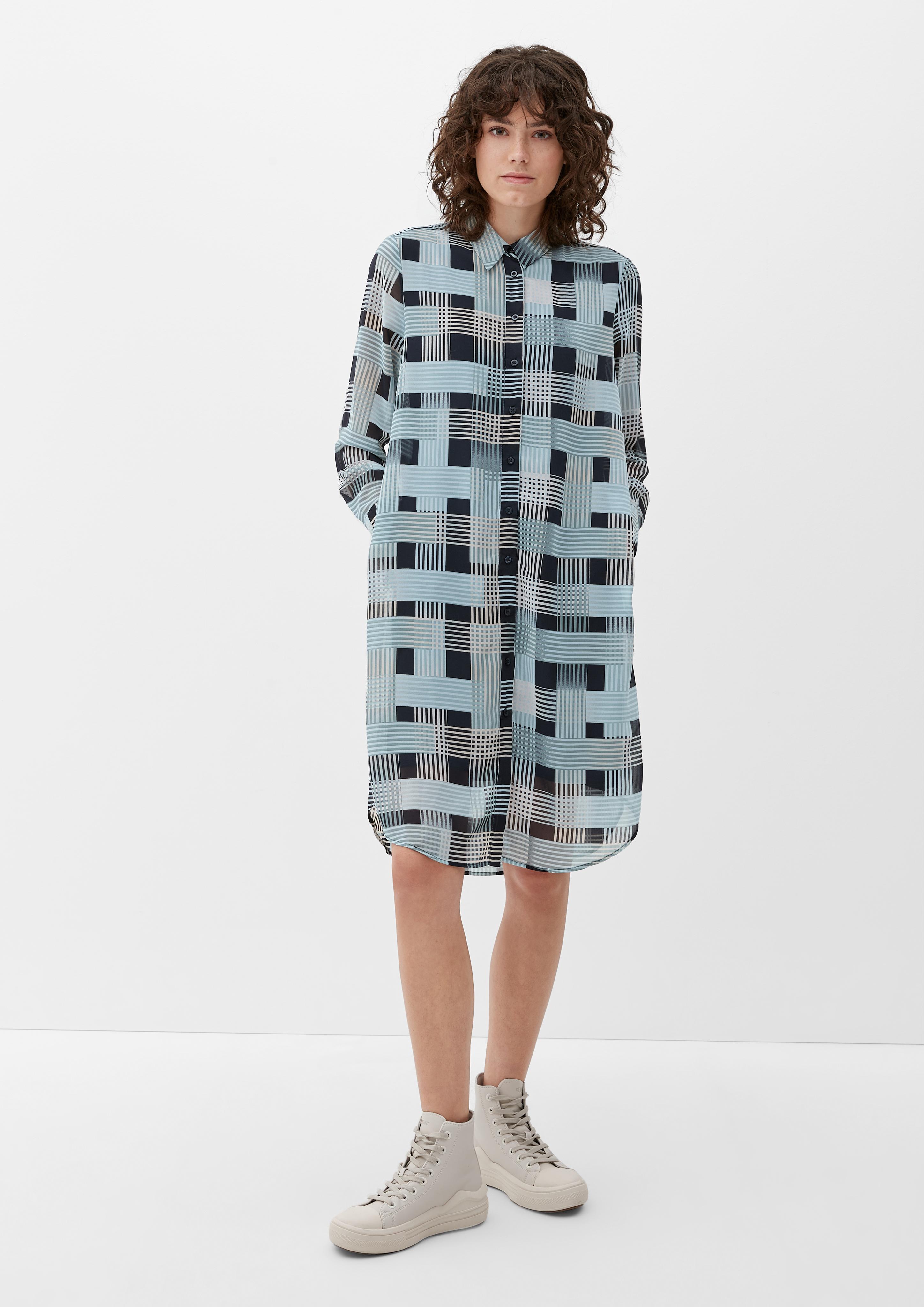 Kariertes Blusenkleid  2129964-59A1