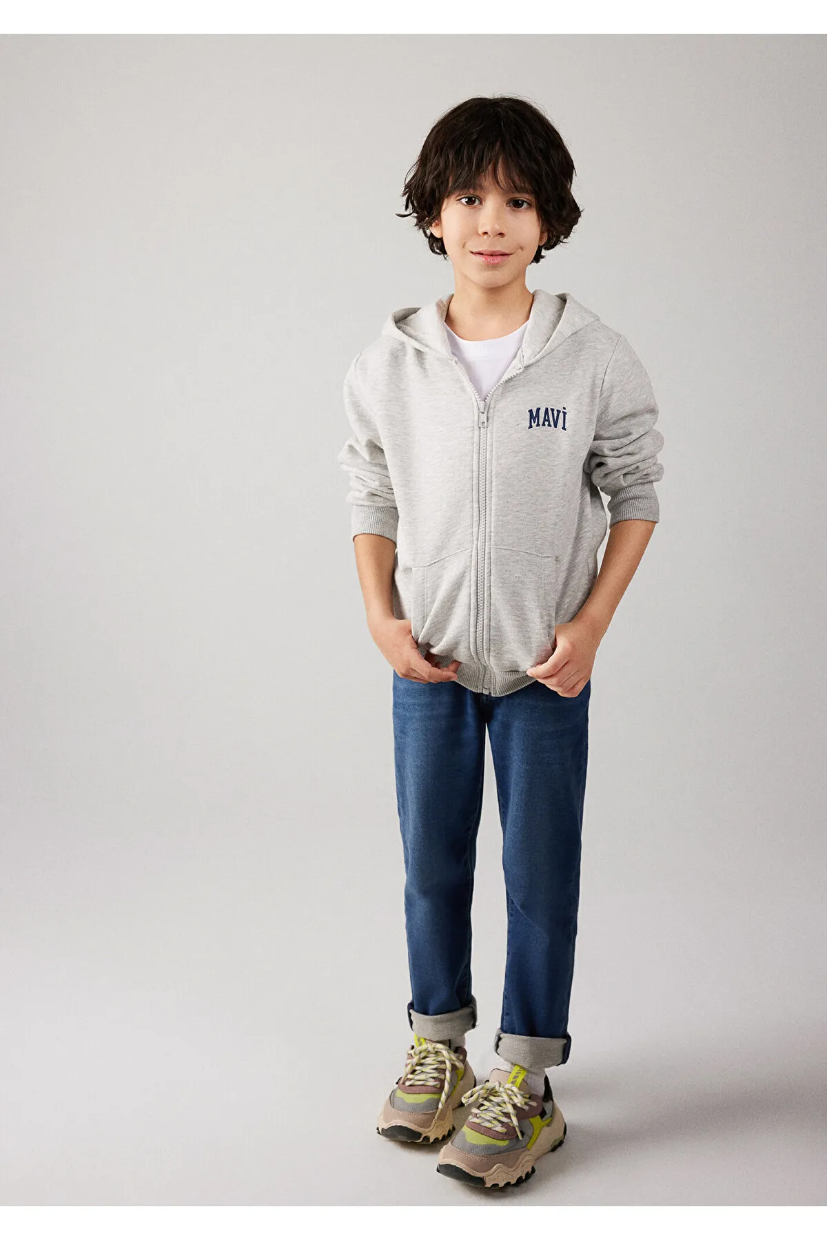 Mavi  Sweatshirt - Grau - Regular Fit