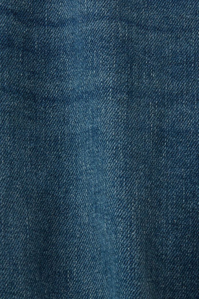 Gerade Jeans mit mittelhohem Bund