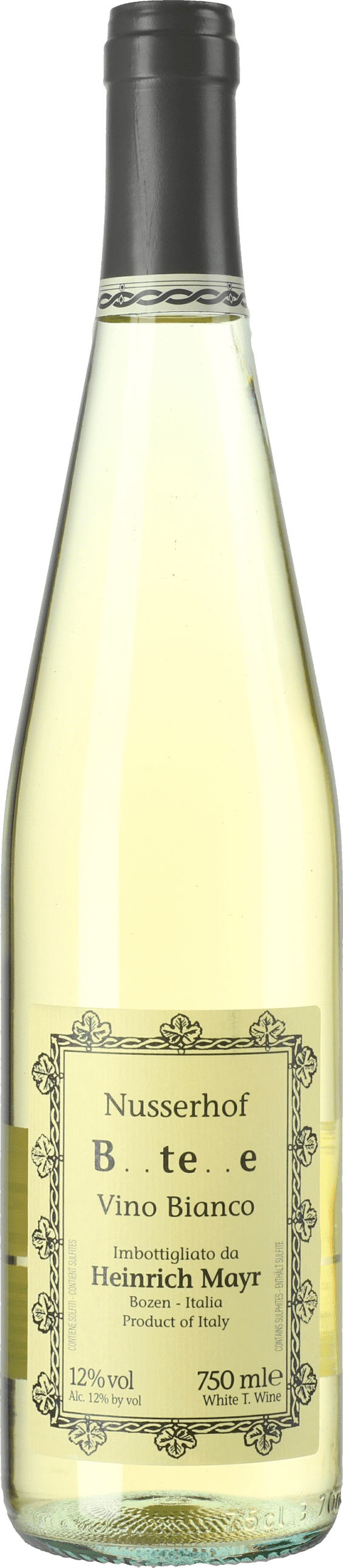 Nusserhof - Heinrich Mayr: B....... (Blatterle) Vino Bianco 2020