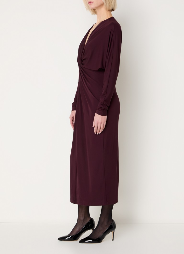 Rochie midi Mathilde de Anine Bing cu detaliu de cravată