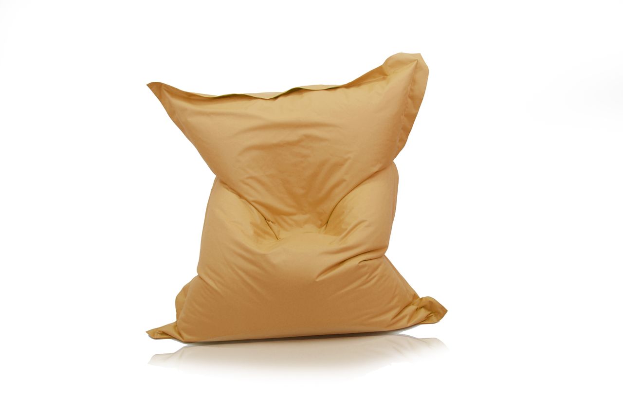 Kinzler Outdoorfähiger Riesensitzsack ca. 140 x 180 cm, Farbe hellbraun