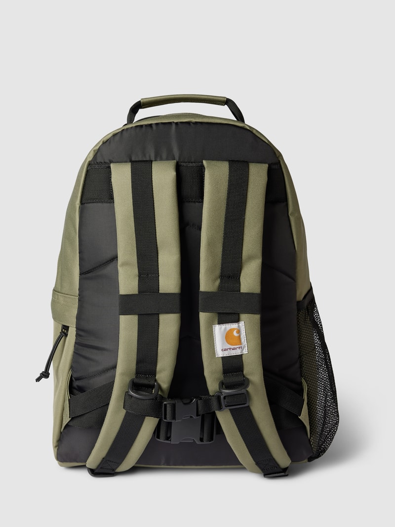 Rucksack mit Label-Detail Modell 'KICKFLIP' in grün