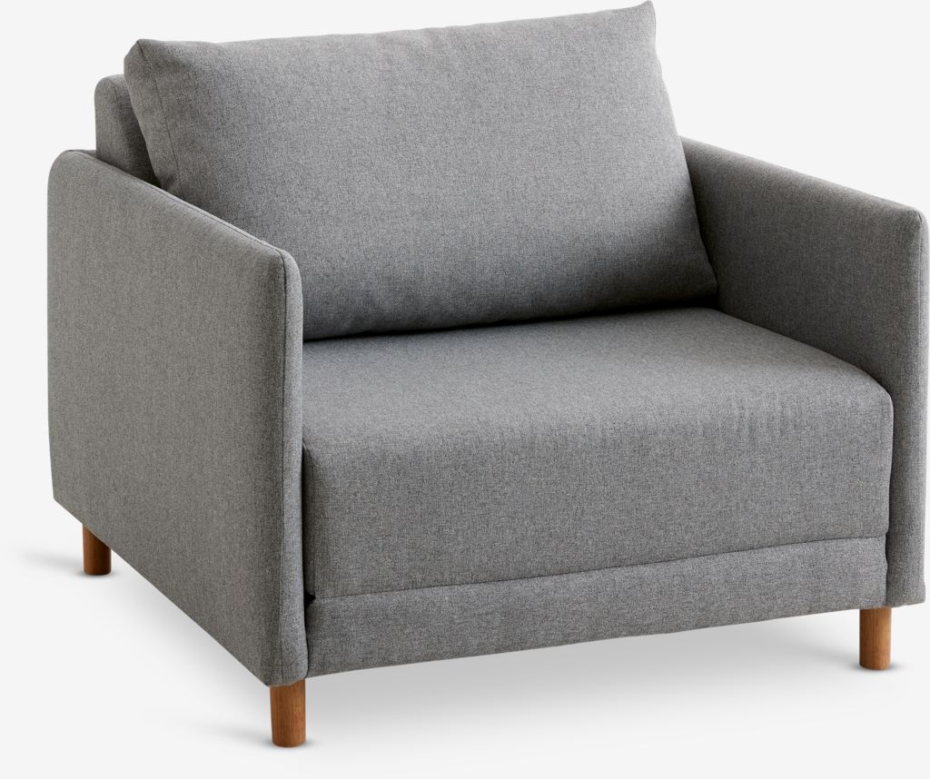 Fauteuil-lit NORODDEN gris clair