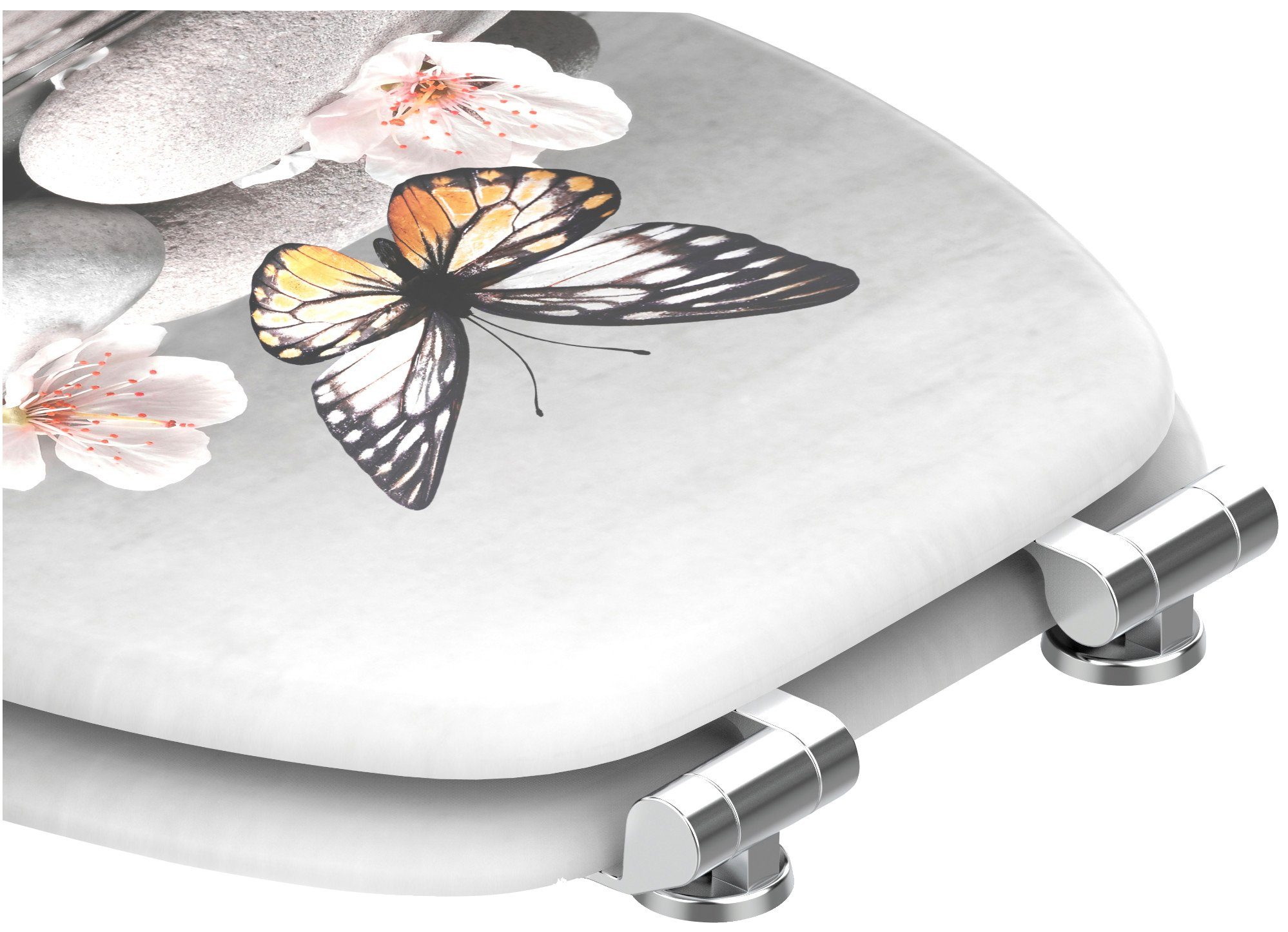 Sanilo WC-Sitz Vanesa, mit Absenkautomatik, BxL: 37,7 x 42,0 - 47,0 cm