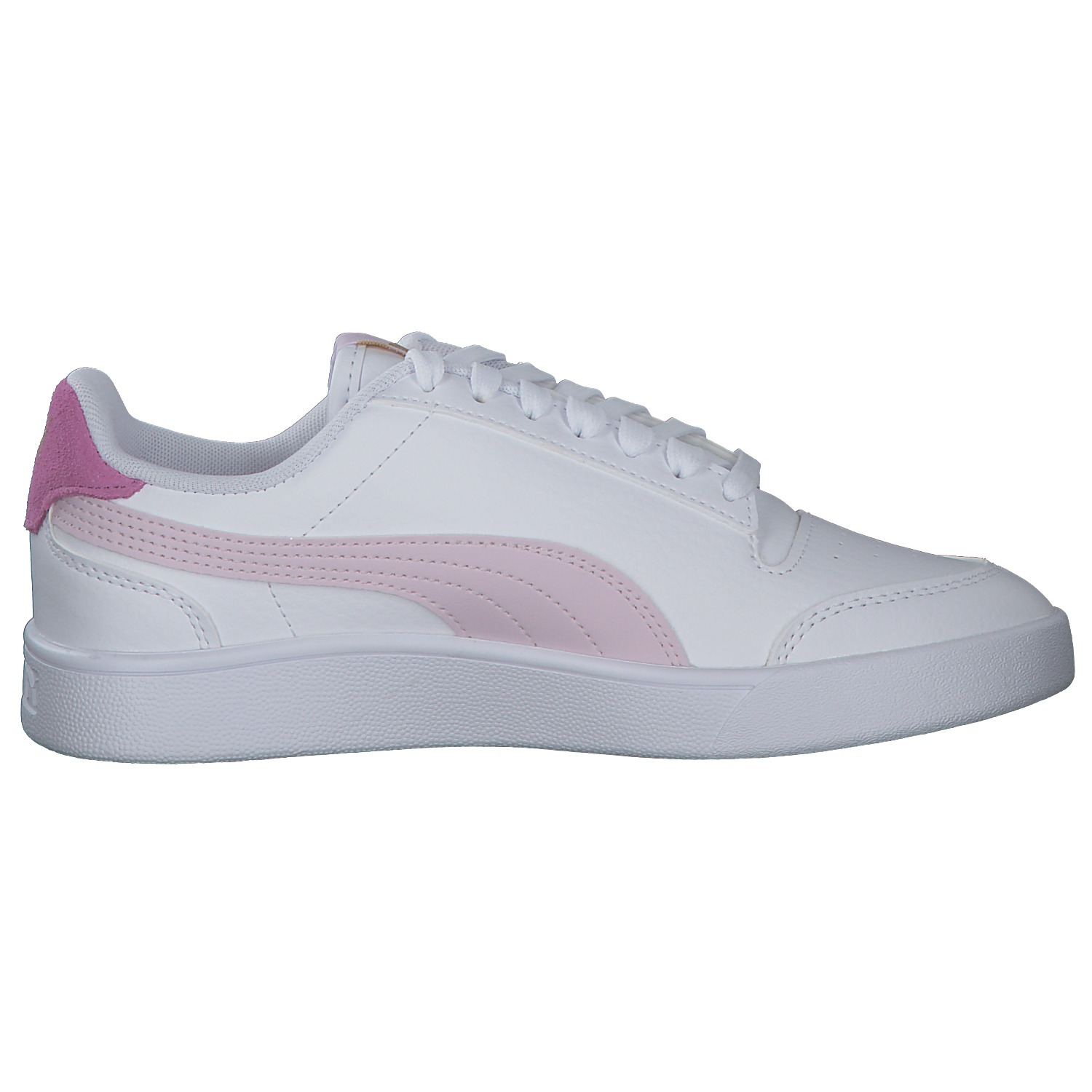 Puma Shuffle 309668 W, Sneakers Low, Damen, white/lavender/fog