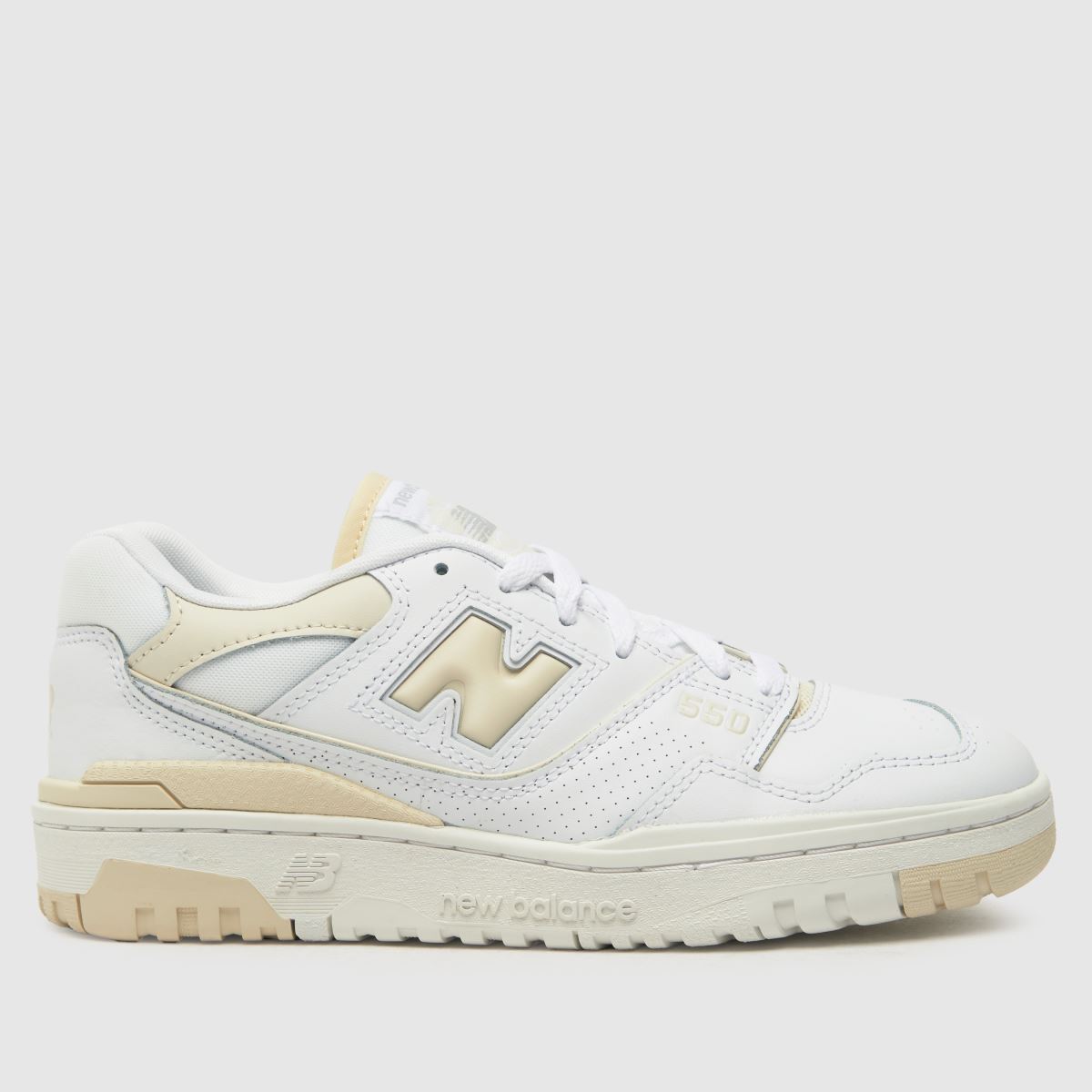 New Balance bb550 cipők fehér és bézs színben
