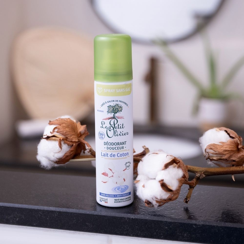 Le Petit Olivier Deodorant delicat Lapte de bumbac