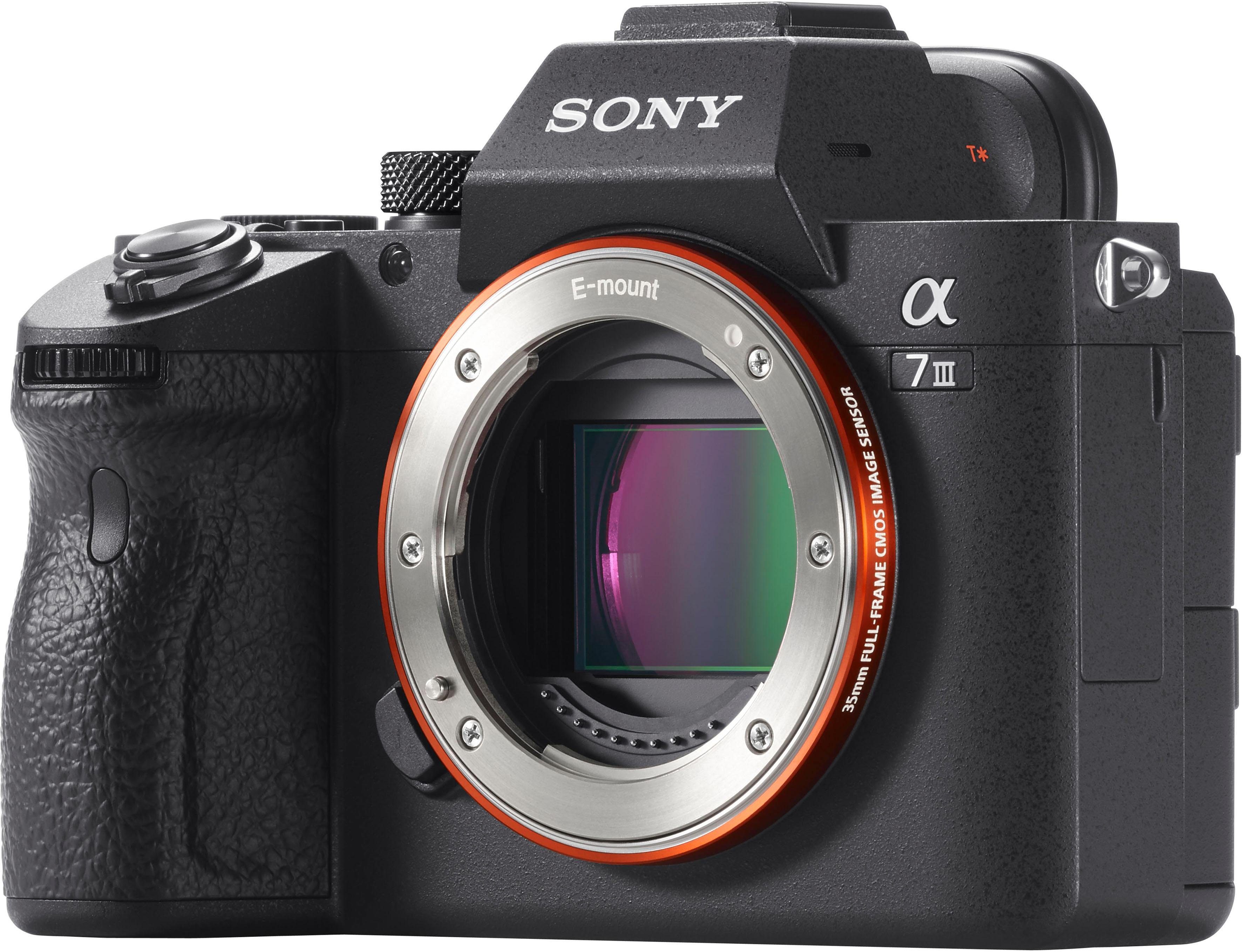 Sony ILCE-7M3B - Alpha 7 III E-Mount Systemkamera (24,2 MP, Exmor R CMOS Vollformatsensor, 2 Kartenslots, nur Gehäuse)