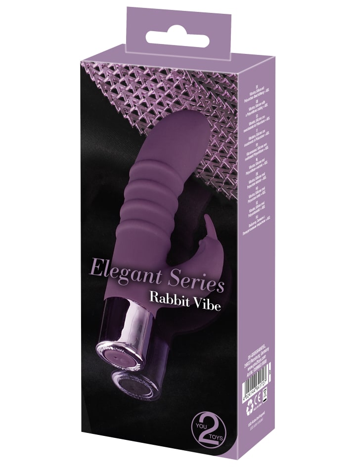Elegant Series Rabbitvibrator Rabbit Vibe in lila günstig kaufen 16 cm