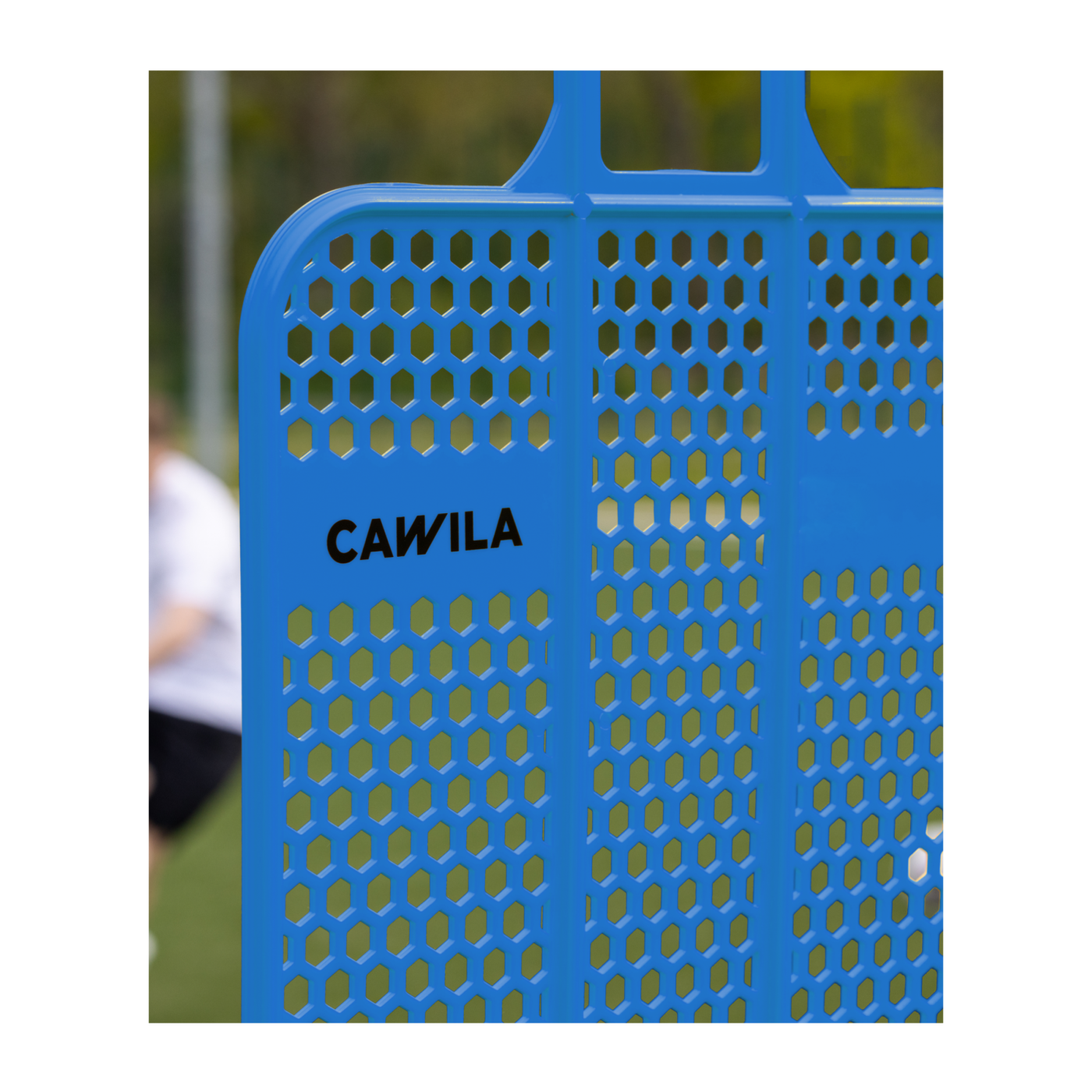 Cawila Trainingsdummy PRO 180cm Blau | Freistoßdummy aus sehr robustem Kunststoff