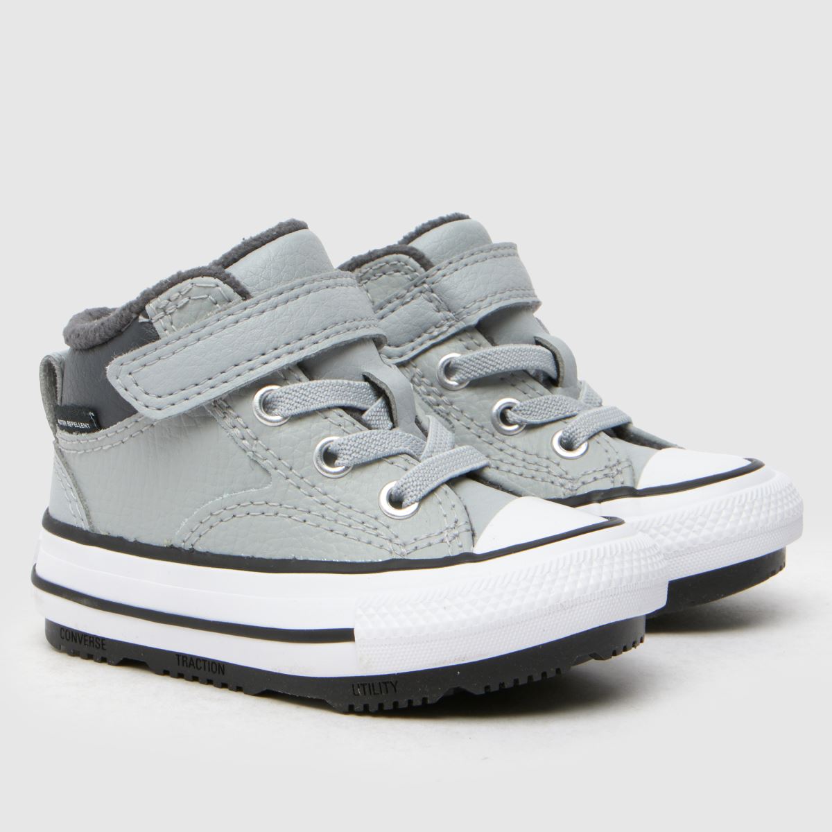 Converse ljusgrå All Star Malden Street V småbarnsskor