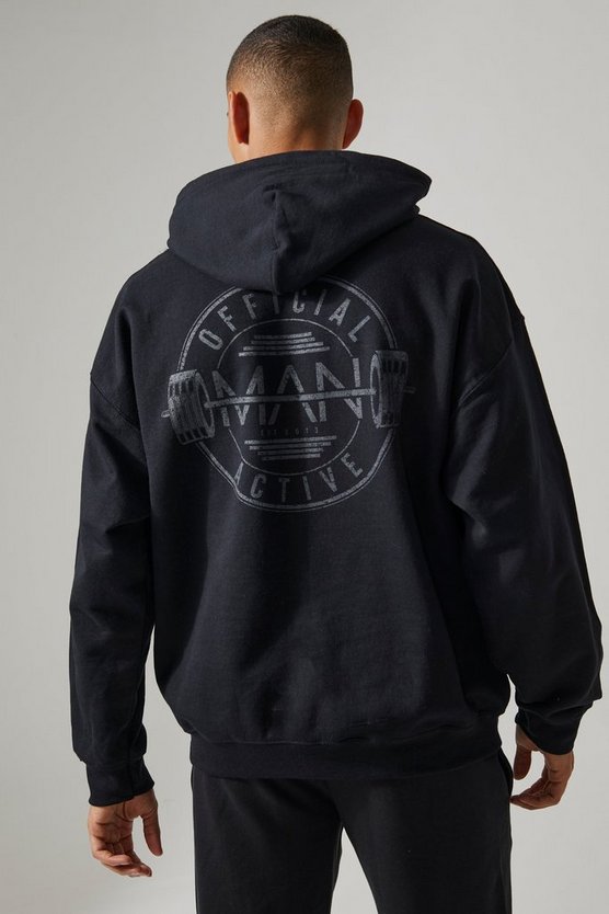 Man Active Hoodie mit Official-Logo