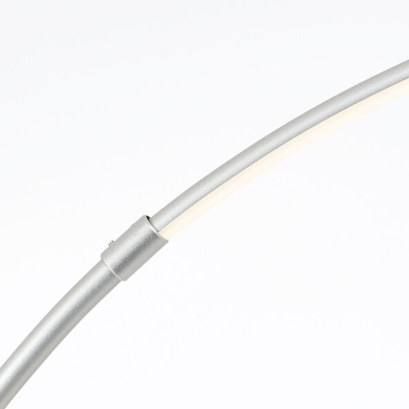 LED-Bogenleuchte Bow, alu