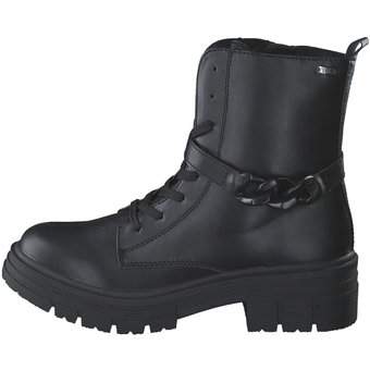 Barbarella Schnür Boots in schwarz