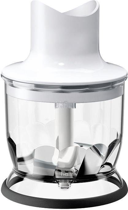 Braun Stabmixer MQ 3135 WH Sauce MultiQuick 3, 750 W, mit Schneebesen, 500 ml Zerkleinerer und 600 ml Mixbecher