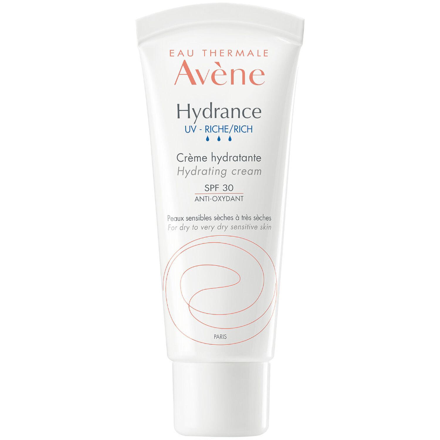 Eau Thermale Avène Hydrance UV Riche Crème Hydratante SPF30 - Peaux Sensibles Sèches 40 ml
