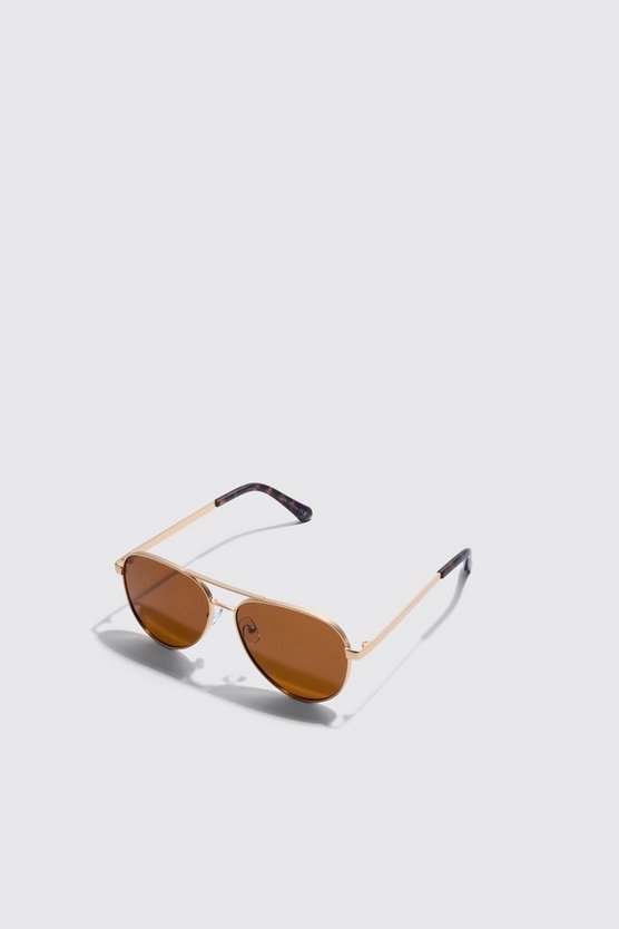 Matte Pilotenbrille