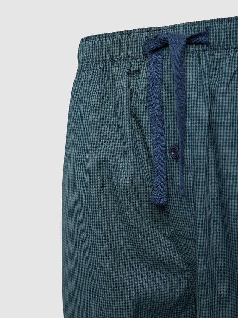 Pyjama-Hose mit elastischem Bund und Tunnelzug in lindgrün