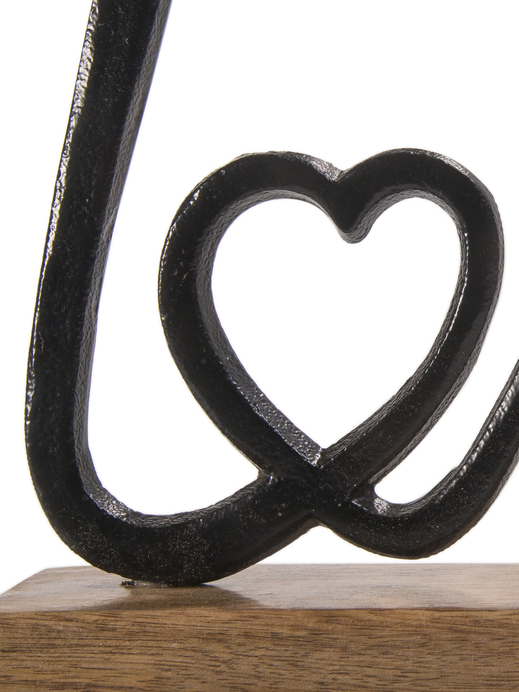 Love Aufsteller, Alu/Holz